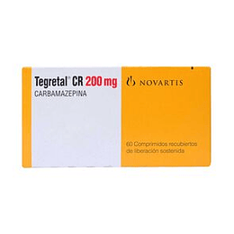 Tegretal CR 200 mg 60 comprimidos