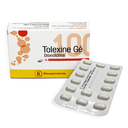 Tolexine GÉ (Bioequivalente) Doxiciclina 100mg 15 Comprimidos