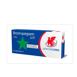 Bromazepam 3 mg 30 comprimidos (Disponible sólo para compra en Local)