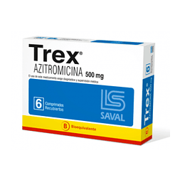 Trex 500 mg 6 comprimidos