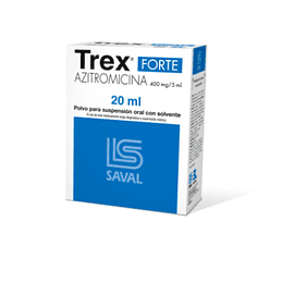 Trex Forte 400 mg / 5 ml Suspensión 20 ml