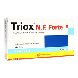 Triox N.F. Forte 550 mg 10 comprimidos