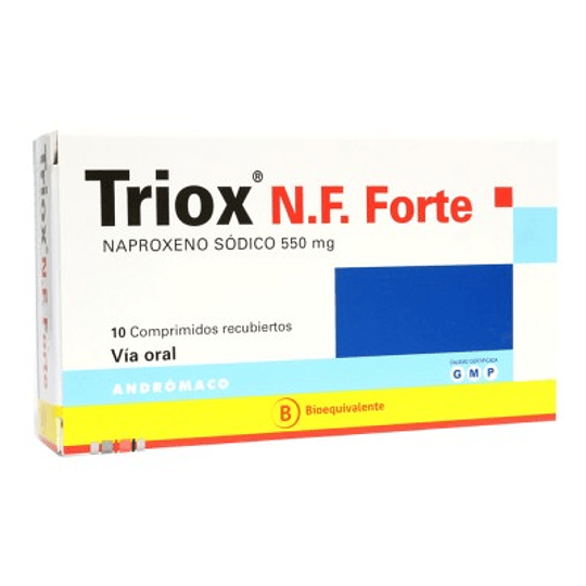 Triox N.F. Forte 550 mg 10 comprimidos