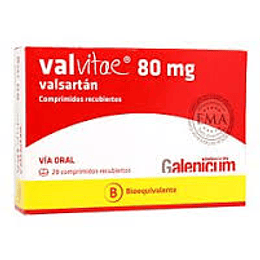 Valvitae  80 mg 28 comprimidos