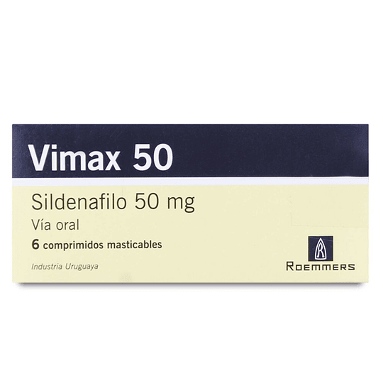 Vimax 50 mg 6 comprimidos Sildenafil