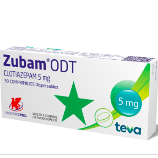 Zubam ODT 5 mg 30 comprimidos