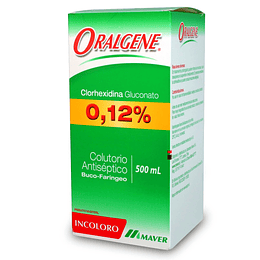 Oralgene 0,12% Enjuague bucal 500 ml Colutorio Enguaje Bucal