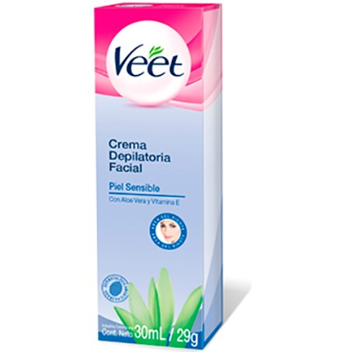 Veet Crema depilatoria Facial Piel sensible 30 ml