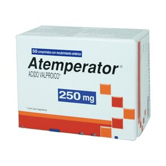 Atemperator 250 mg 50 comprimidos