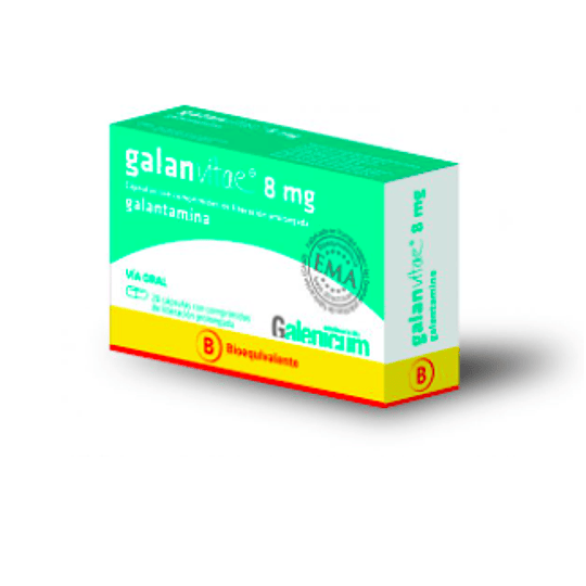 Galanvitae Bioequivalente GALANTAMINA 8mg 7 cápsulas