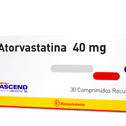 Atorvastatina 40 mg 30 comprimidos