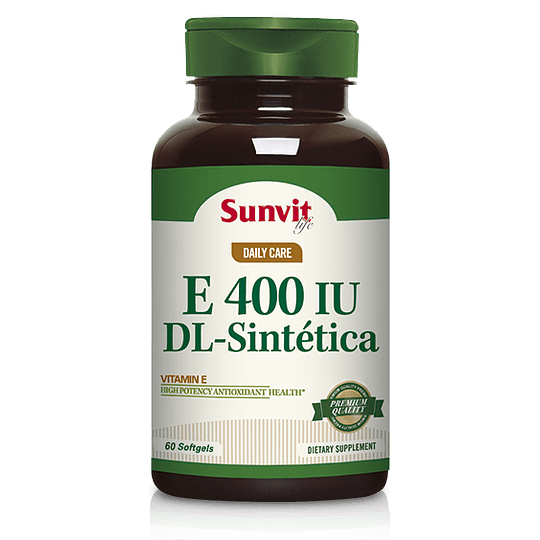 Vitamina E 400 UI DL 60 Soft gels