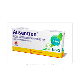 Ausentron Clomipramina (Bioequivalente) 25 mg 30 comprimidos