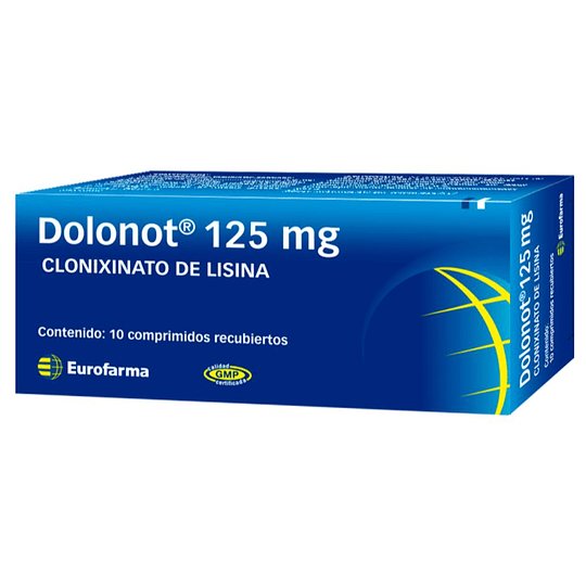 Dolonot 125 mg 10 comprimidos