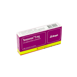 Tensiomax 5 mg 20 comprimidos