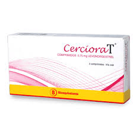 Cerciora T 0,75 mg 2 comprimidos