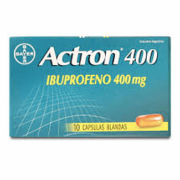 Actron 400 mg 10 cápsulas blandas