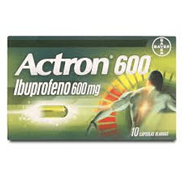 Actron 600 mg 10 cápsulas blandas