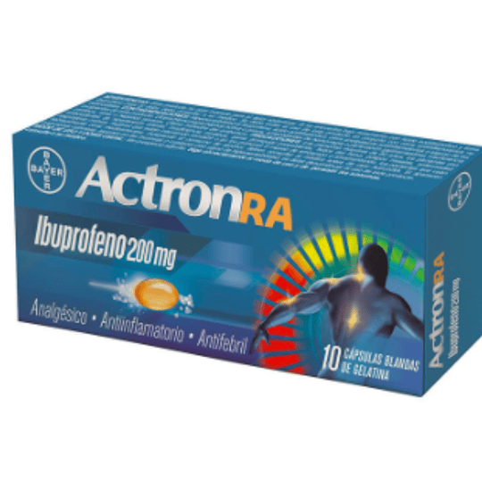 ActronRA 200 mg 10 cápsulas blandas