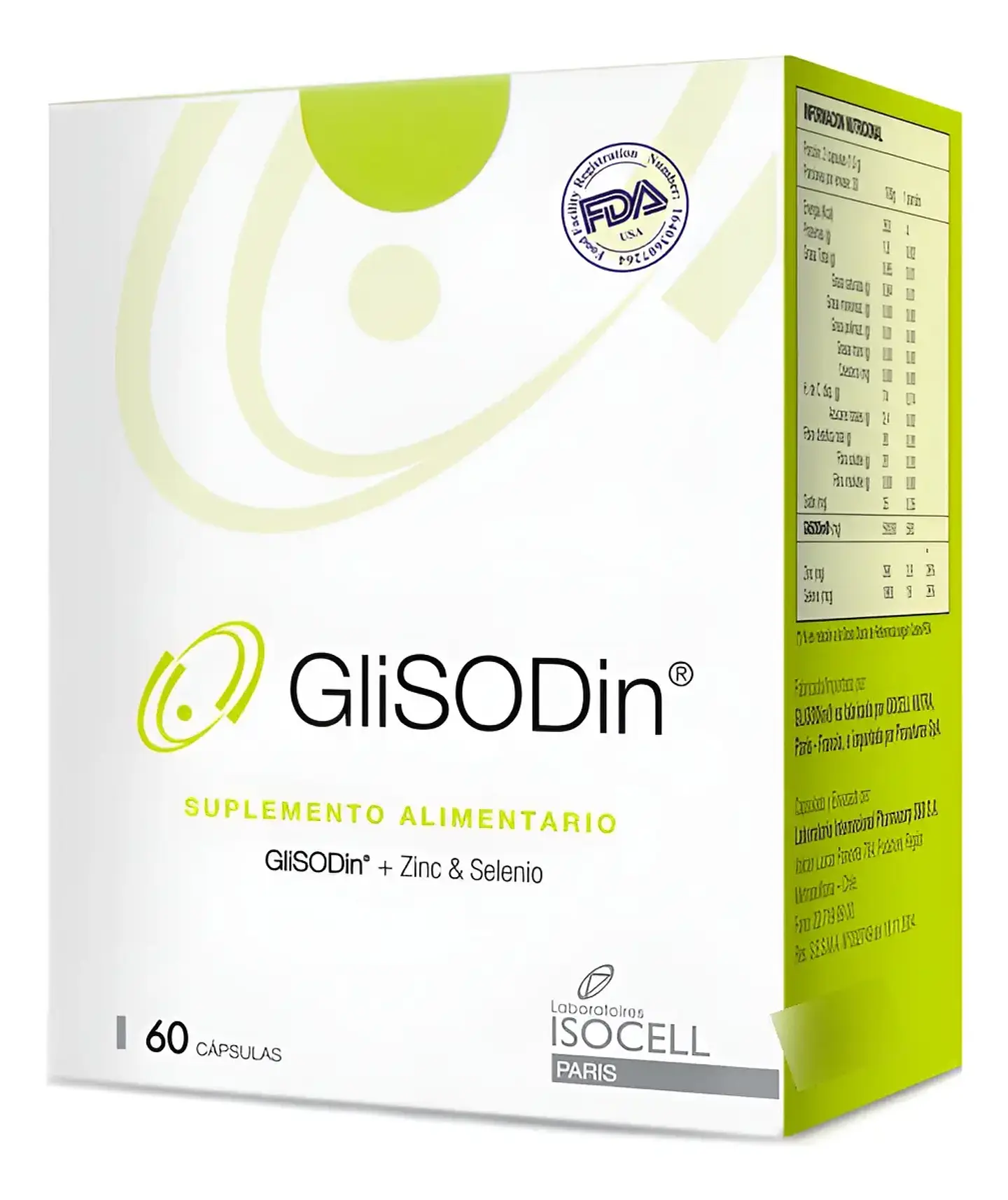 Glisodin 60 Cápsulas Antioxidantes Piel 1