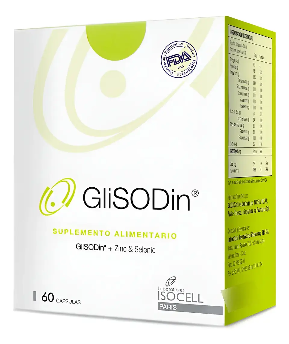 Glisodin 60 Cápsulas Antioxidantes Piel 1