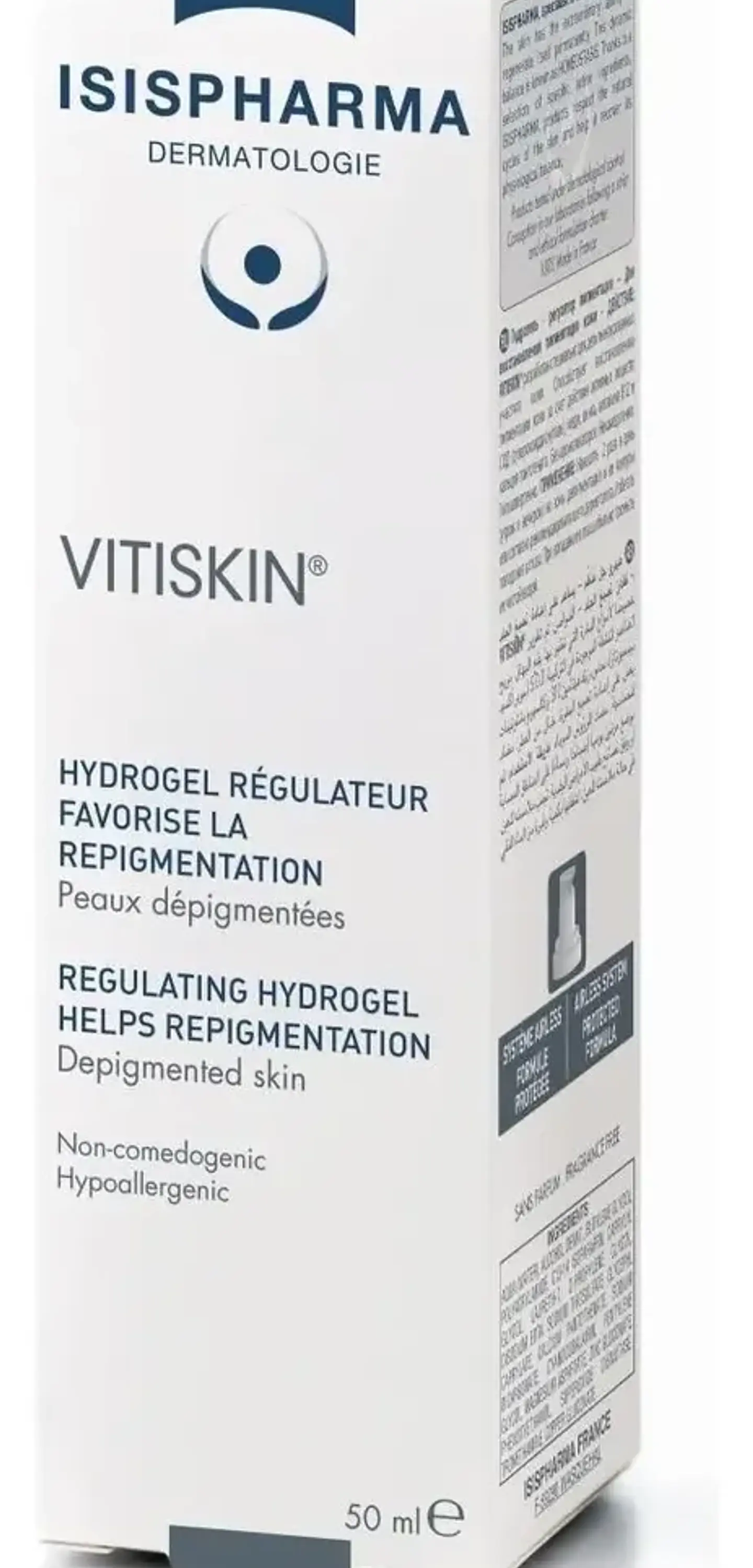 Isispharma Vitiskin Hidrogel Regulador 50 Ml Repigmentación 1