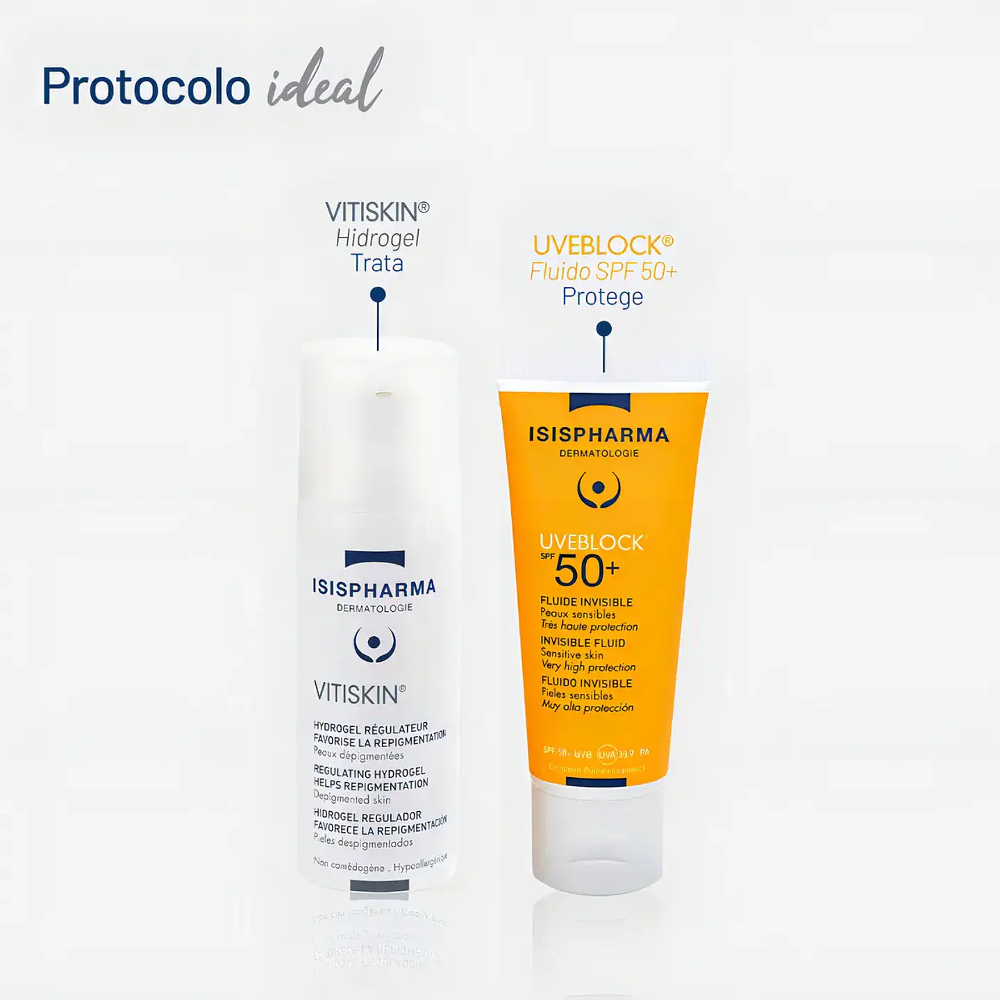 Isispharma Vitiskin Hidrogel Regulador 50 Ml Repigmentación 7