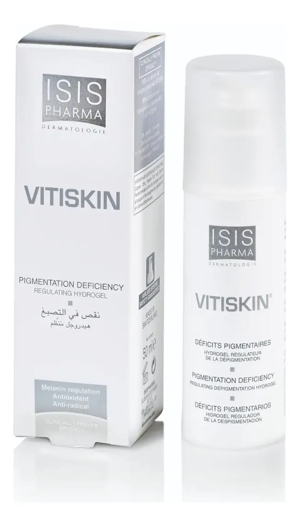 Isispharma Vitiskin Hidrogel Regulador 50 Ml Repigmentación 8