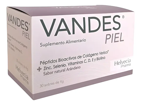 Vandes Piel 30 Sobres Sabor Arándano