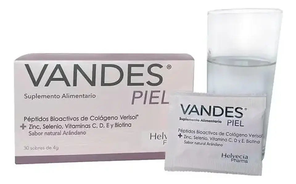 Vandes Piel 30 Sobres Sabor Arándano 2