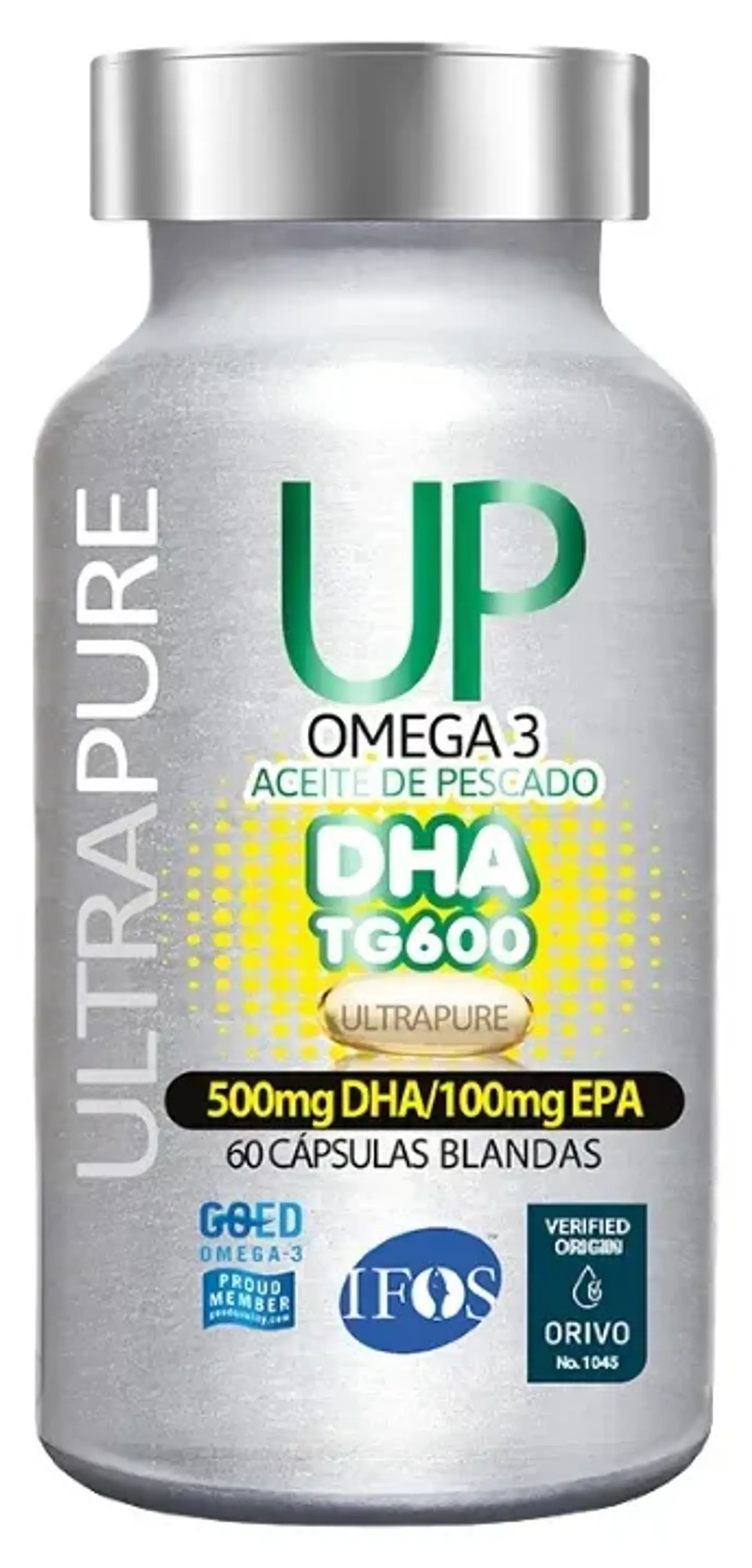 Omega UP TG DHA 600 (60 Cápsulas) 1