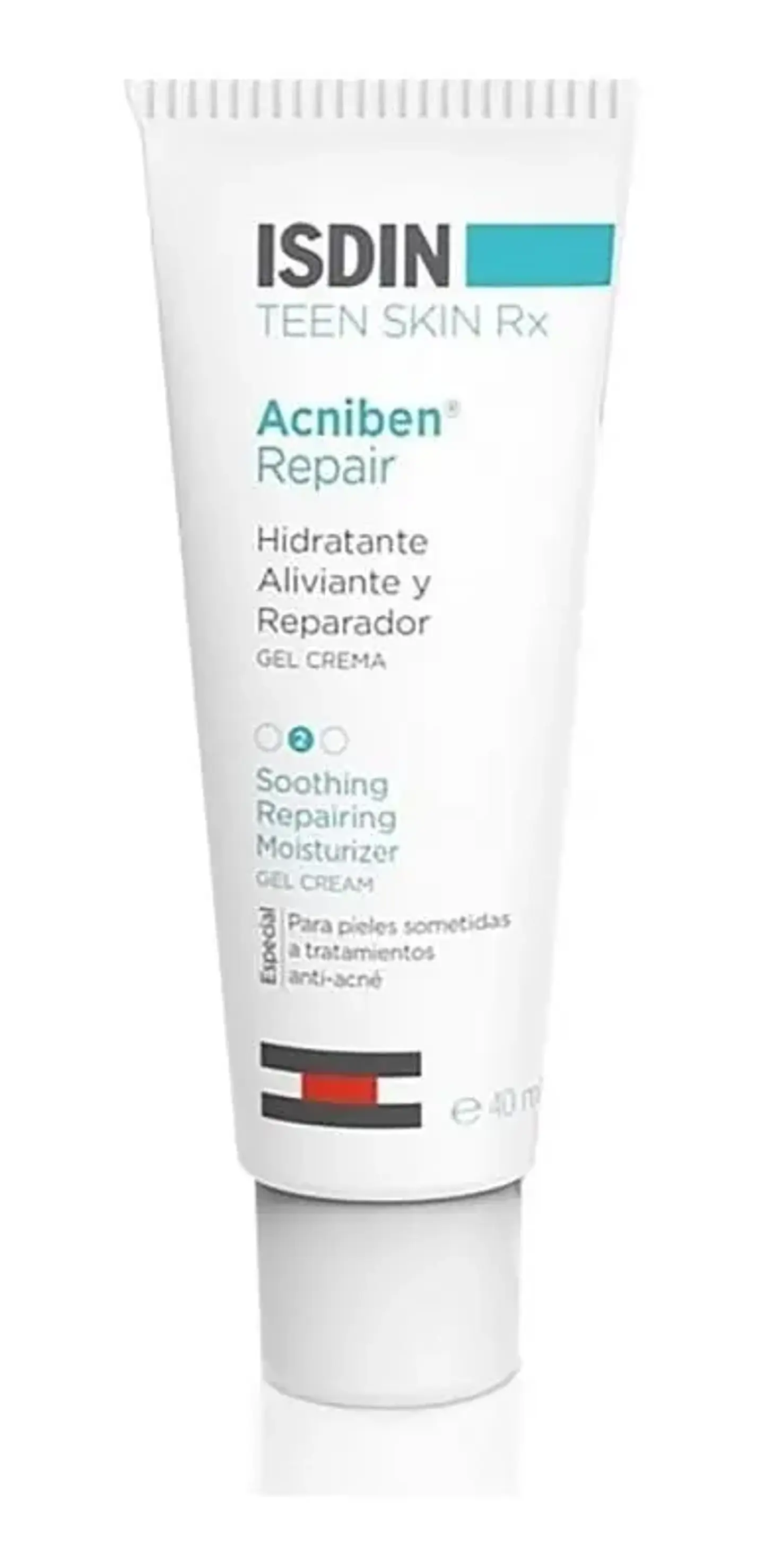 Acniben Repair Hidratante Aliviante Reparador 40ml Isdin Normal A Sensible Día/noche 1