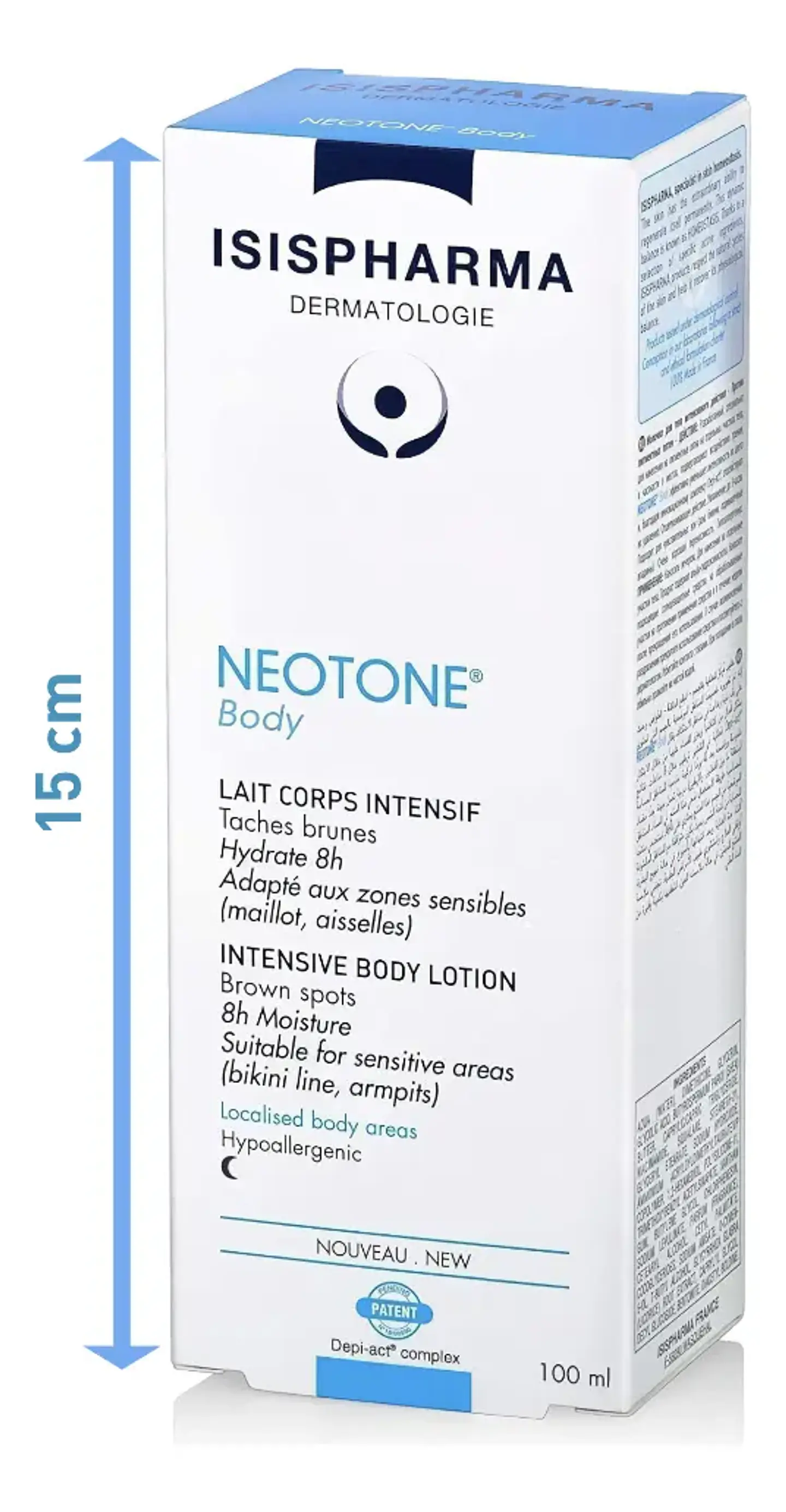 Isispharma Neotone Body 100ml - Leche Corporal Intensiva | Aclaramiento De La Piel Zonas Sensibles 2