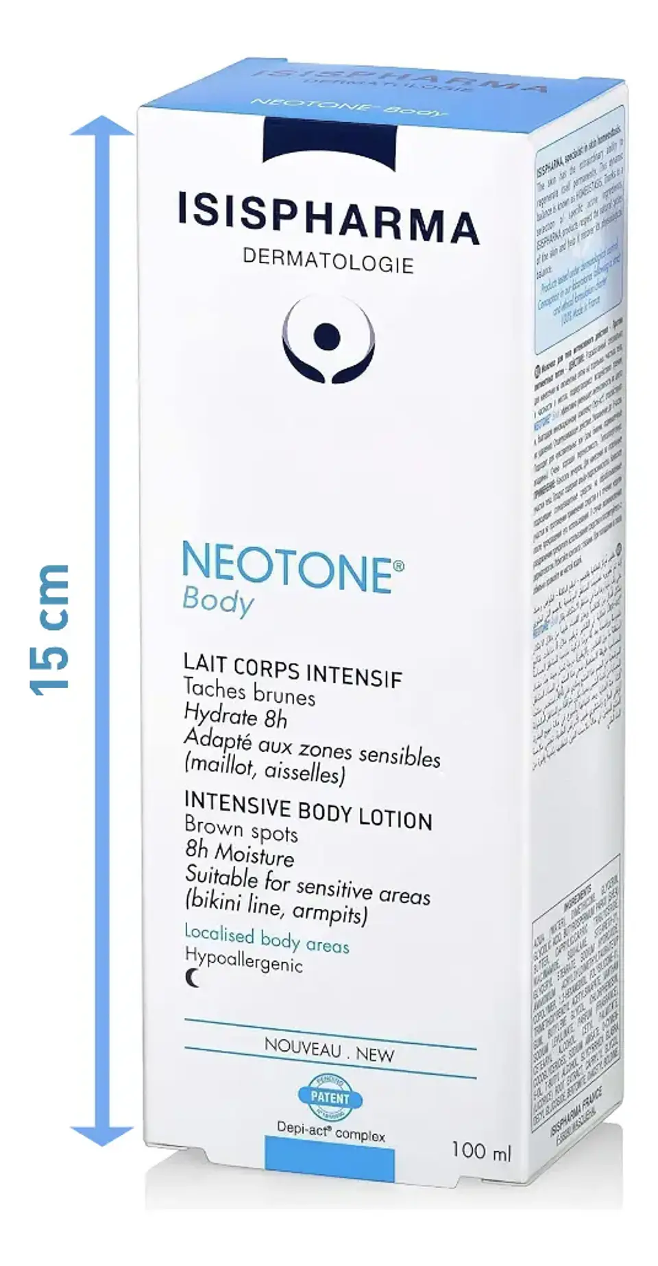 Isispharma Neotone Body 100ml - Leche Corporal Intensiva | Aclaramiento De La Piel Zonas Sensibles 2