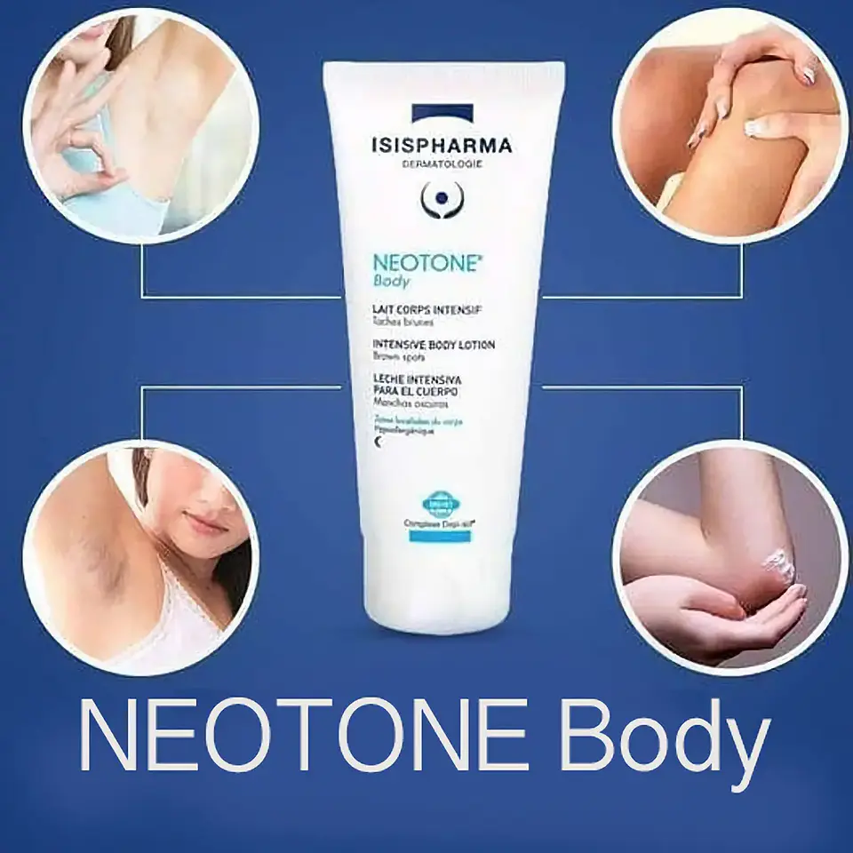 Isispharma Neotone Body 100ml - Leche Corporal Intensiva | Aclaramiento De La Piel Zonas Sensibles 4