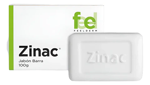 Zinac Jabon en Barra para Pieles Grasa con Tendencia Acnéica 100 Grs