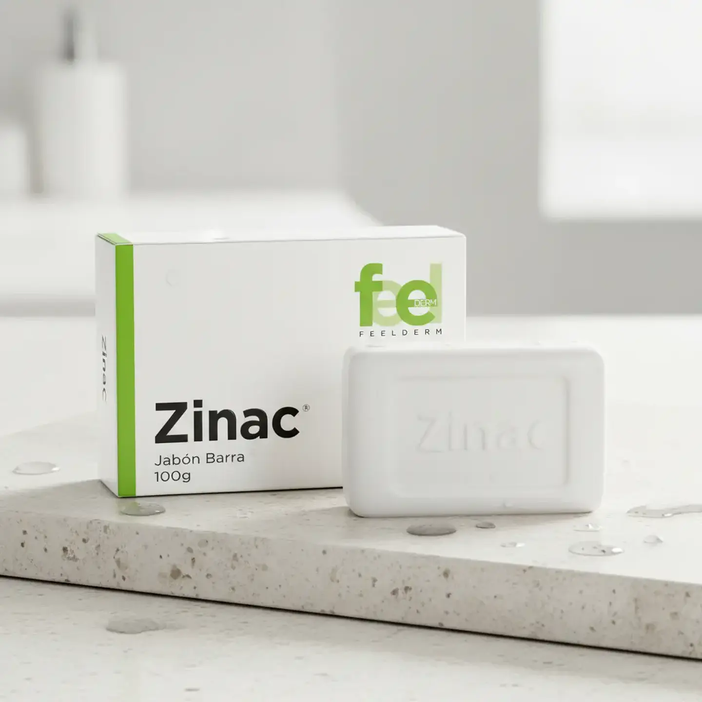 Zinac Jabon en Barra para Pieles Grasa con Tendencia Acnéica 100 Grs 2