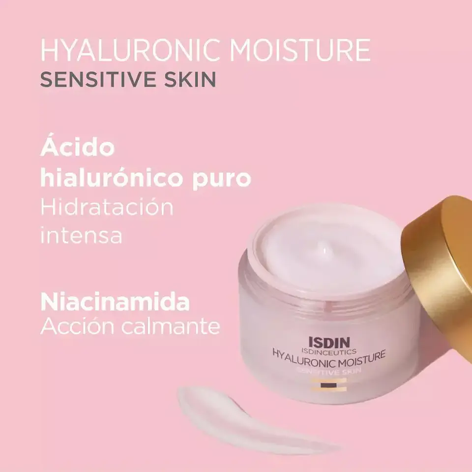 Crema ISDIN Hyaluronic Moisture Piel Sensible 50g 4
