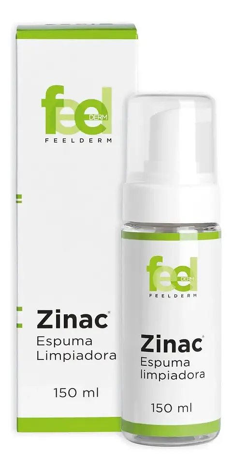 Zinac Espuma Limpiadora 150 Ml. Tipo de piel Grasa