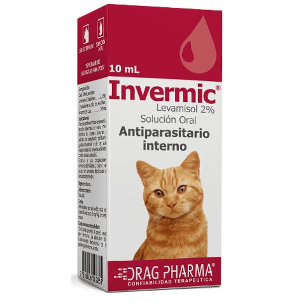 Invermic Gatos 2%   x10 ml Gotas 