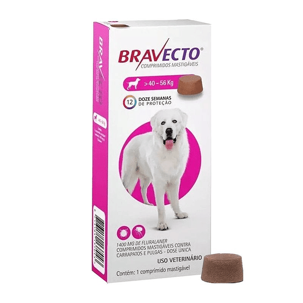 Bravecto 40-56Kg 1400 mg   x1 Comprimidos 