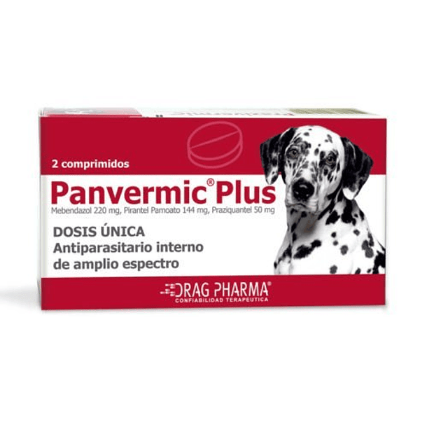 Panvermic 50 mg/220 mg/144 mg   x2 Comprimidos 