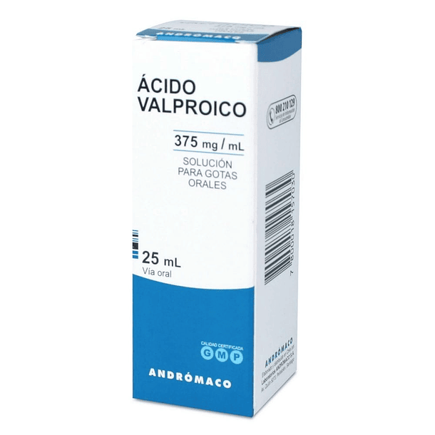 Acido Valproico 37,5 mg/ ml x25 ml Gotas 