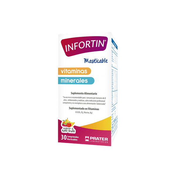 Infortin Kid Kal Masticable   x30 Comprimidos 