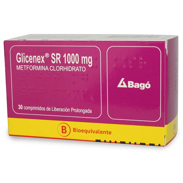 Glicenex Sr 1000 mg x30 Comprimidos 