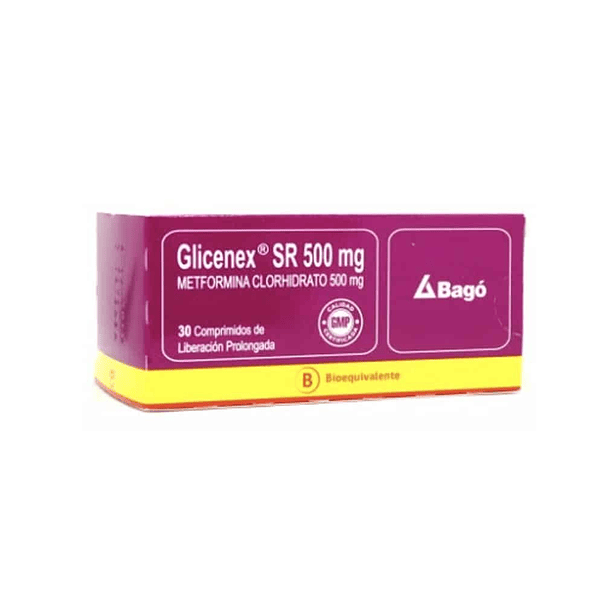 Glicenex Sr 500 mg x30 Comprimidos 