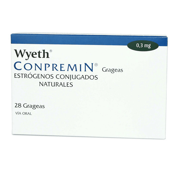 Conpremin 0,3 mg  x28 Grageas 