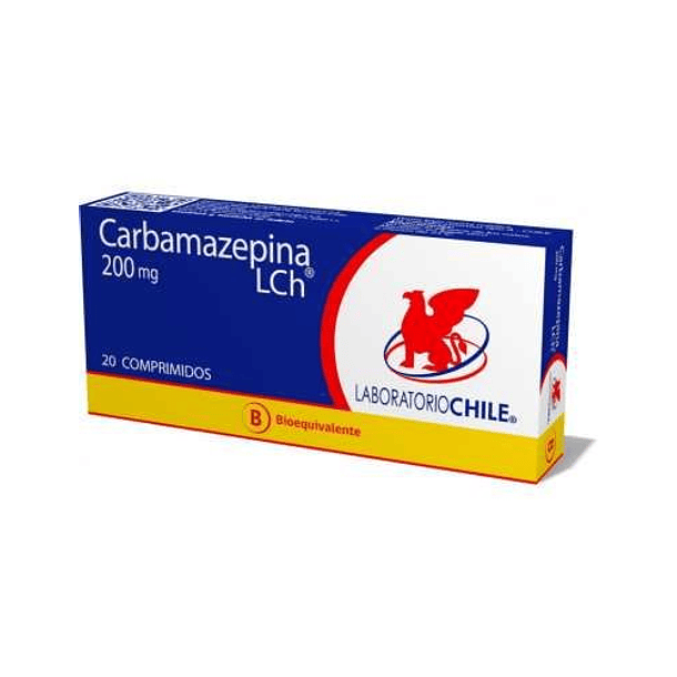 Carbamazepina 200 mg  x20 Comprimidos 