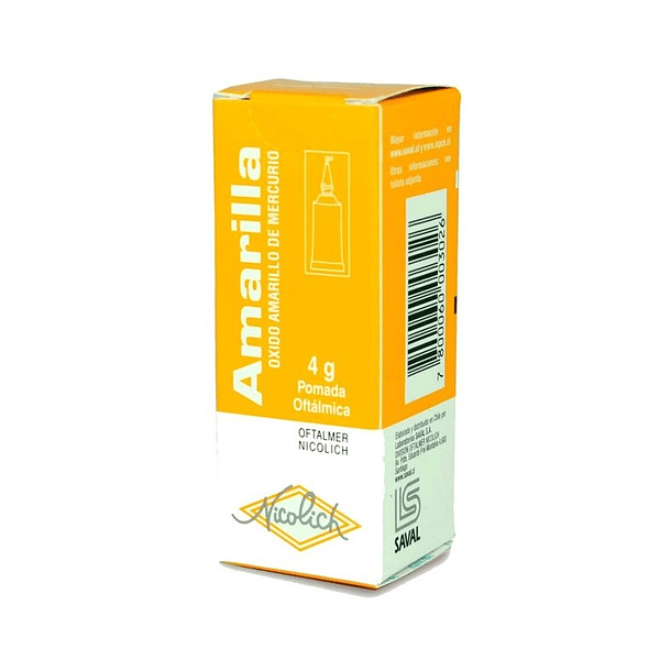 Pomada Amarilla 2% x4Gr Ungüento 