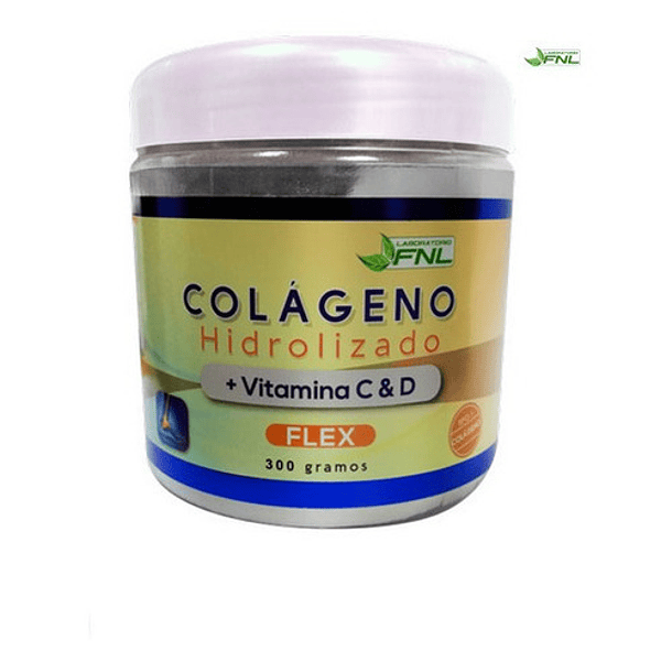 Colageno Hidrolizado +Vit C&D x300Gr Polvo 